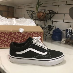 VANS old skool black + white sneakers